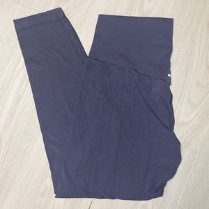 Aerie Navy Blue Leggings, Size Large